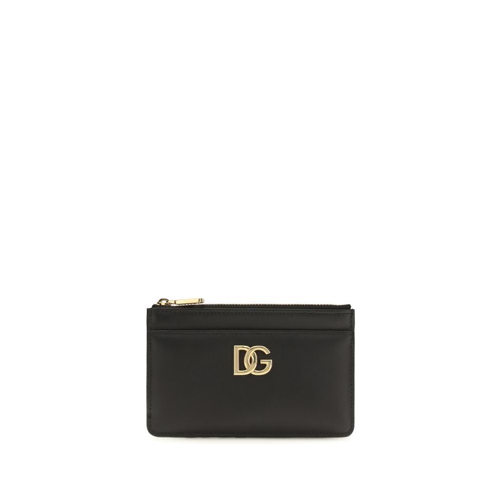 Dolce & Gabbana Black Calf Leather Wallet