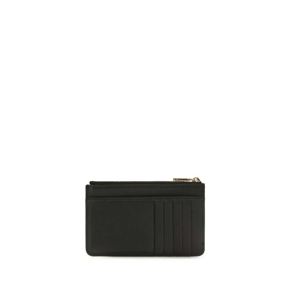 Dolce & Gabbana Black Calf Leather Card Holder