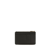Dolce & Gabbana Black Calf Leather Card Holder