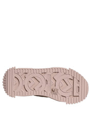 Dolce & Gabbana Pink Mixed-Material NS1 Low Top Sneakers