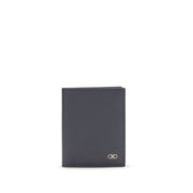 Ferragamo Blue Calf Leather Wallet