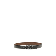 Ferragamo Blue Calf Leather Regular Belt