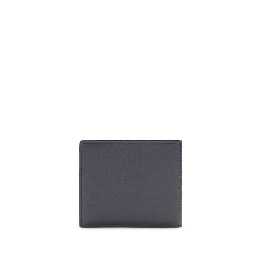 Ferragamo Blue Calf Leather Wallet