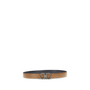 Ferragamo Beige Calf Leather Regular Belt