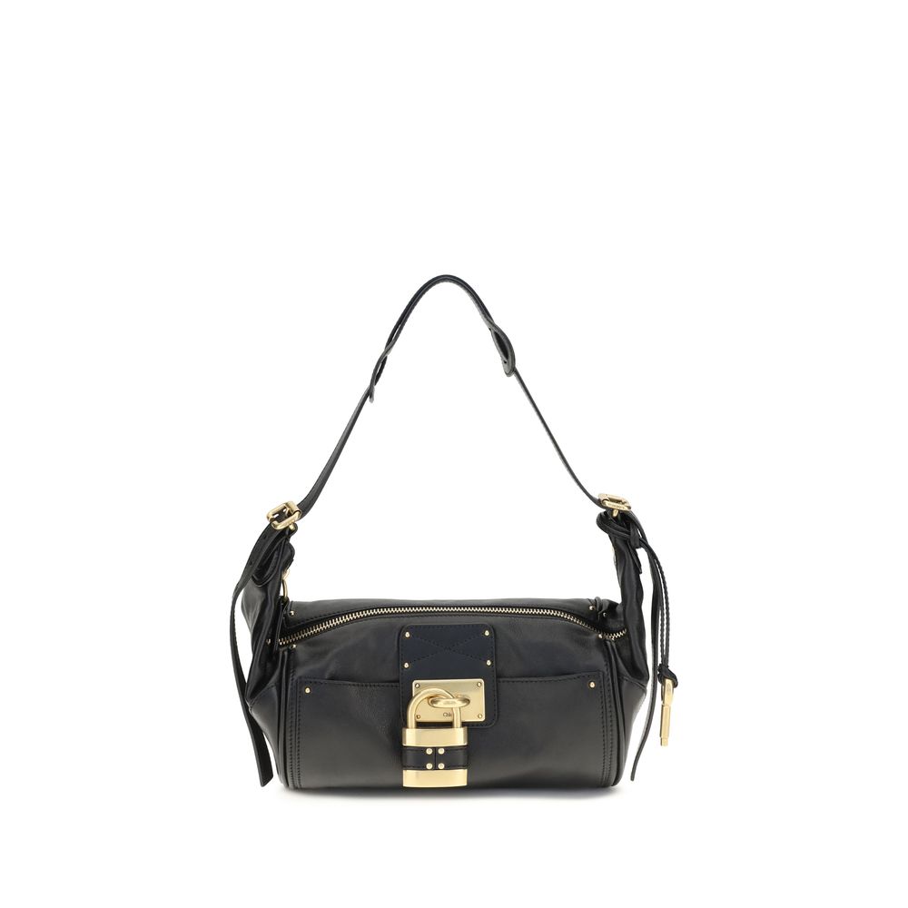 Chloé Black Calf Leather Shoulder Bag