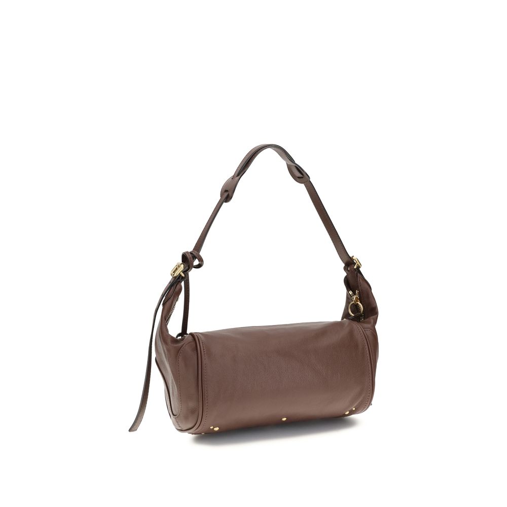 Chloé Brown Calf Leather Shoulder Bag