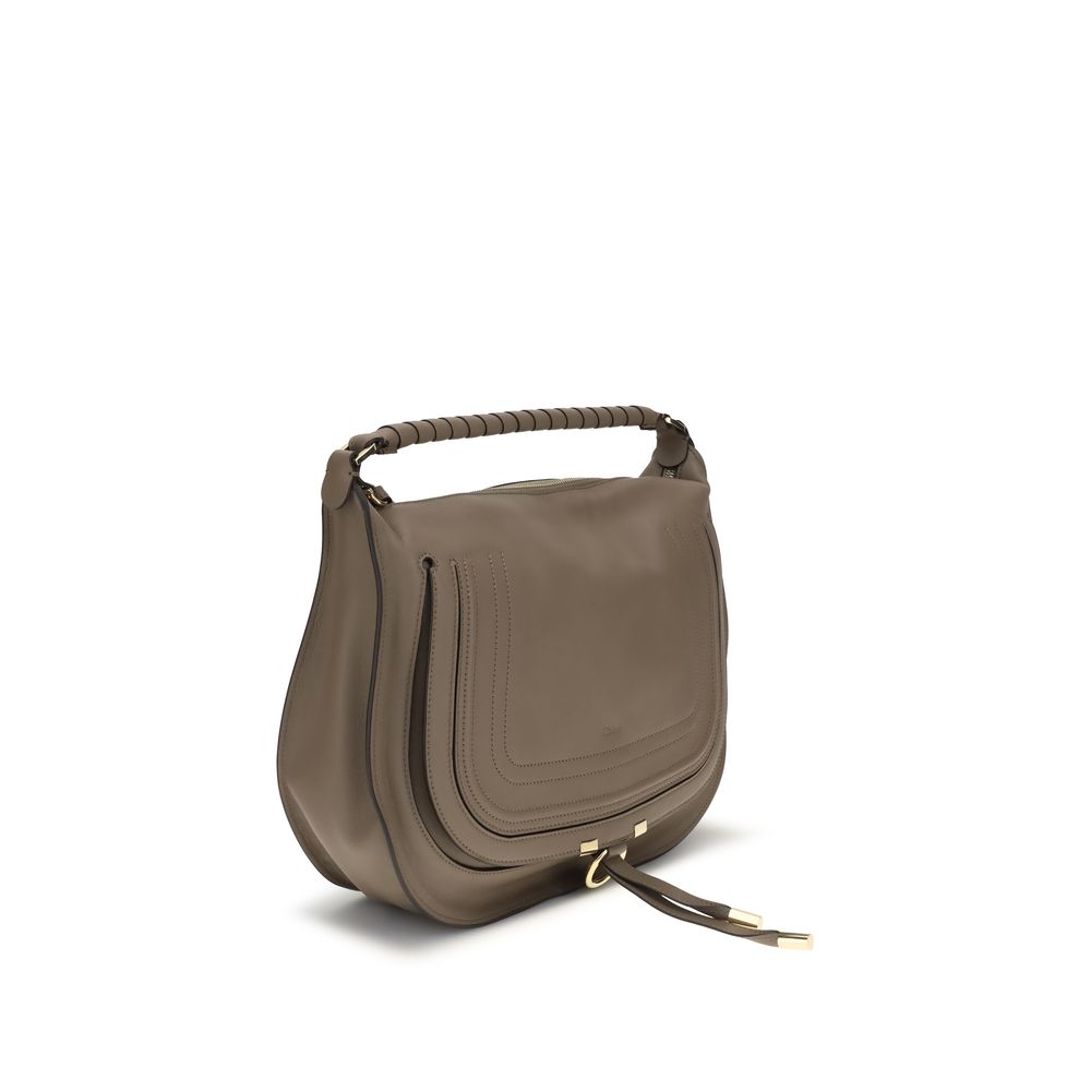 Chloé Beige Calf Leather Shoulder Bag