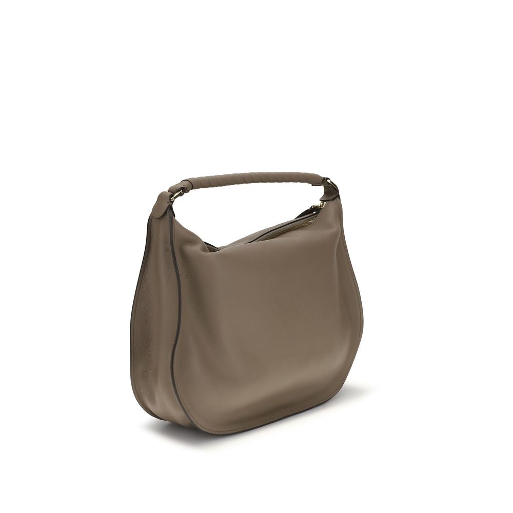 Chloé Beige Calf Leather Shoulder Bag