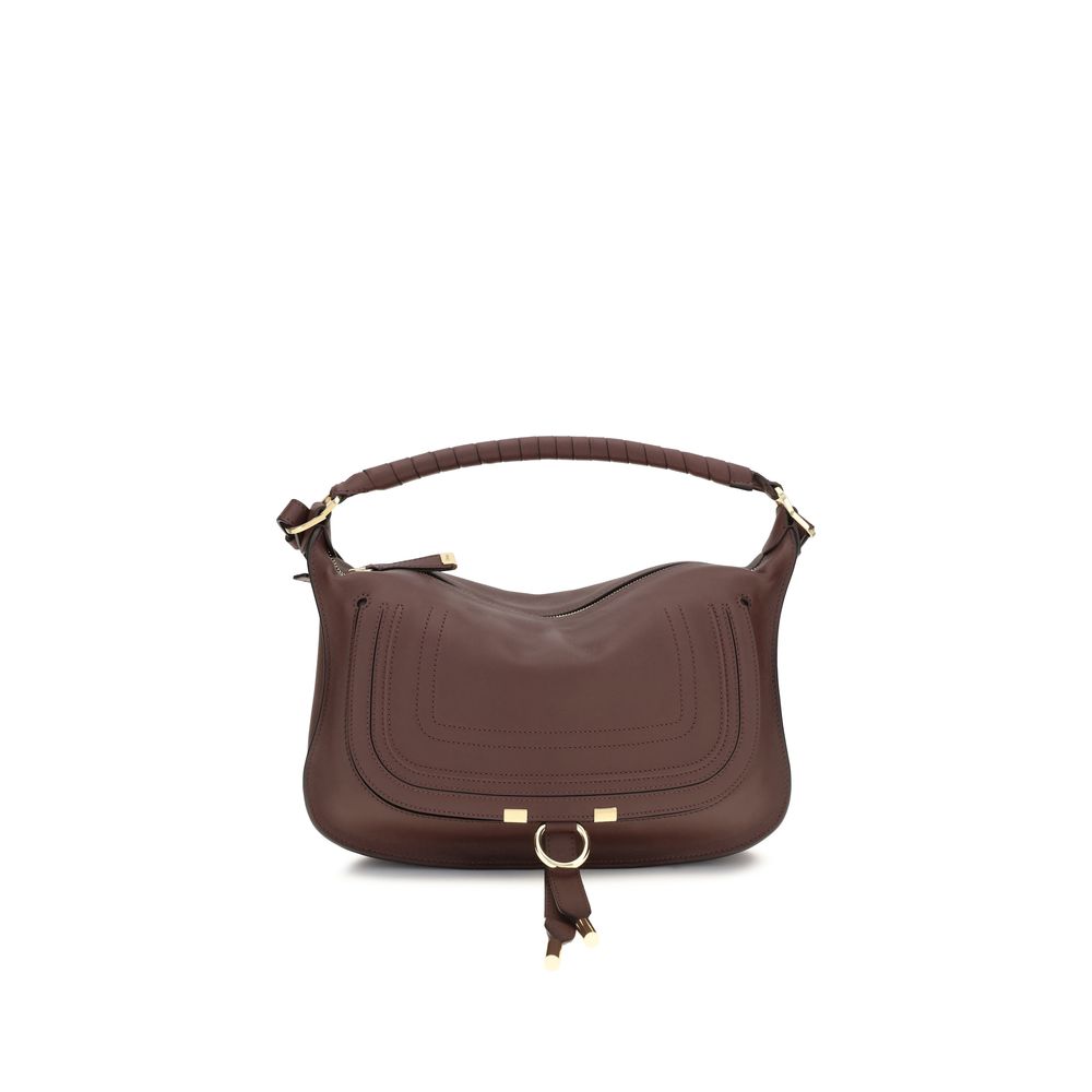 Chloé Bordeaux Calf Leather Shoulder Bag