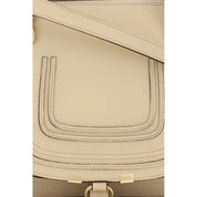 Chloé Beige Calf Leather Shoulder Bag