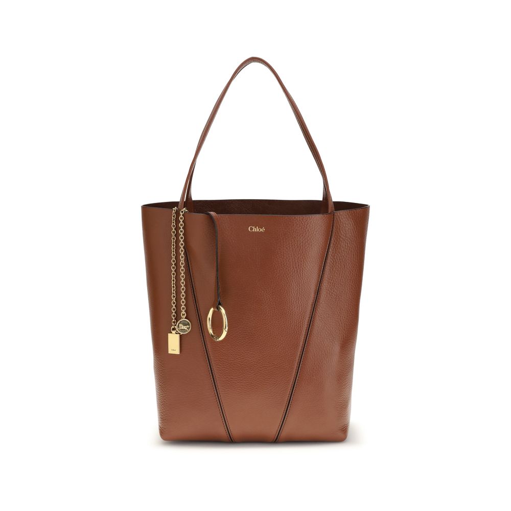Chloé Brown Calf Leather Shoulder Bag