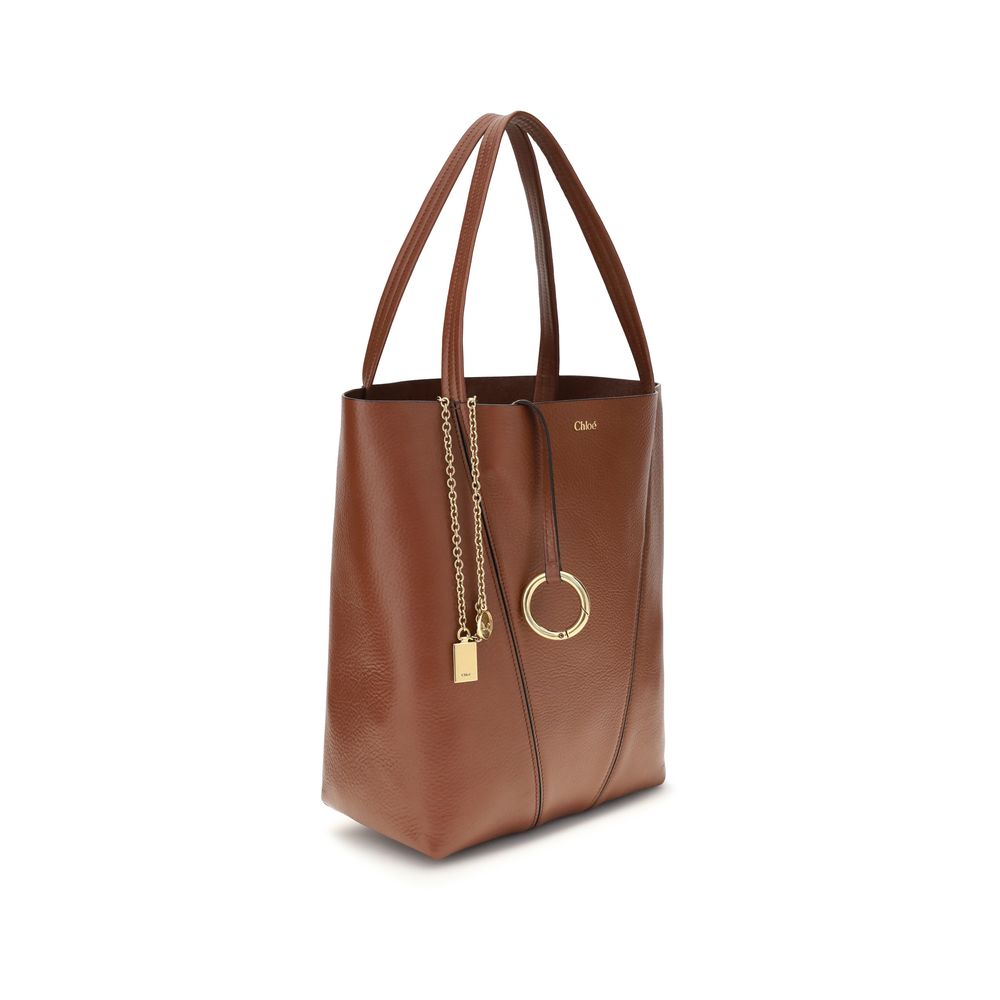 Chloé Brown Calf Leather Shoulder Bag