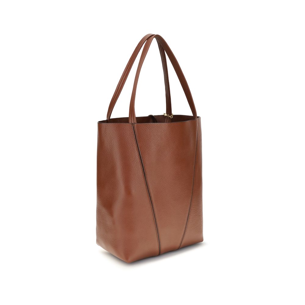 Chloé Brown Calf Leather Shoulder Bag