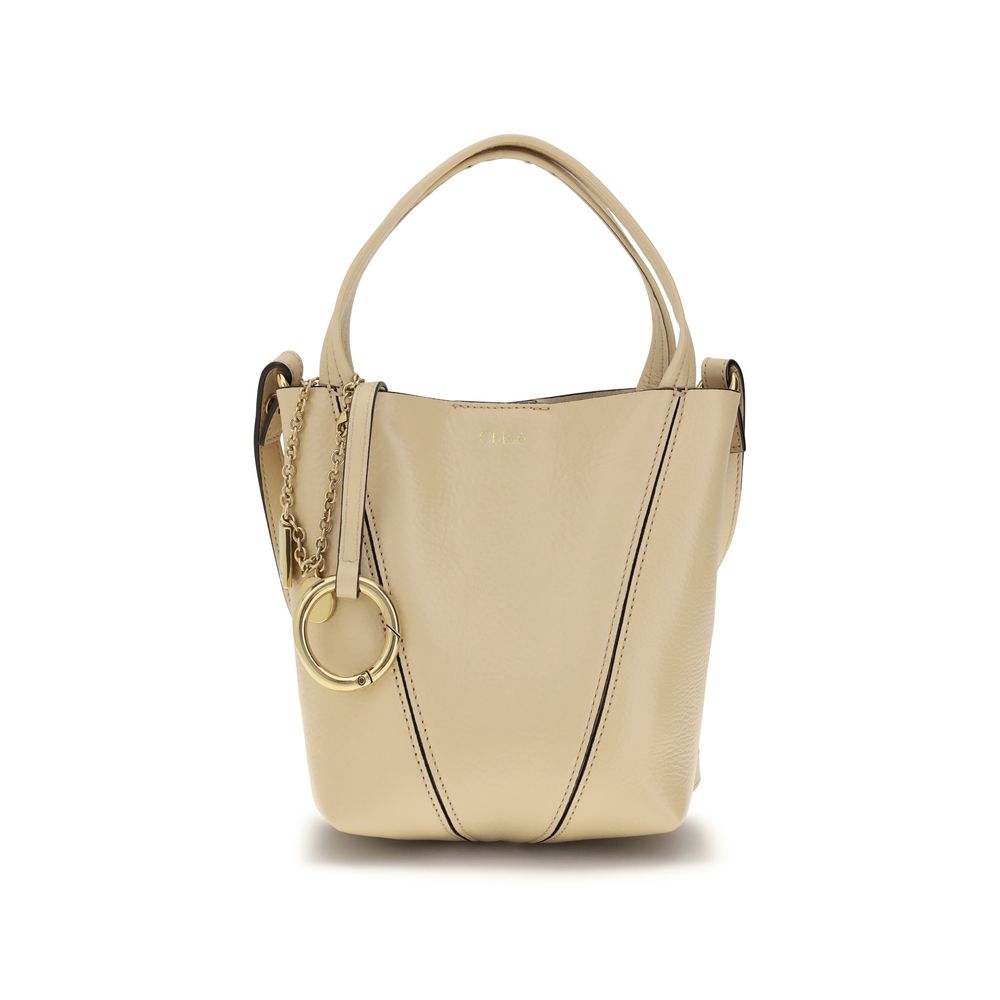 Chloé Beige Calf Leather Shoulder Bag