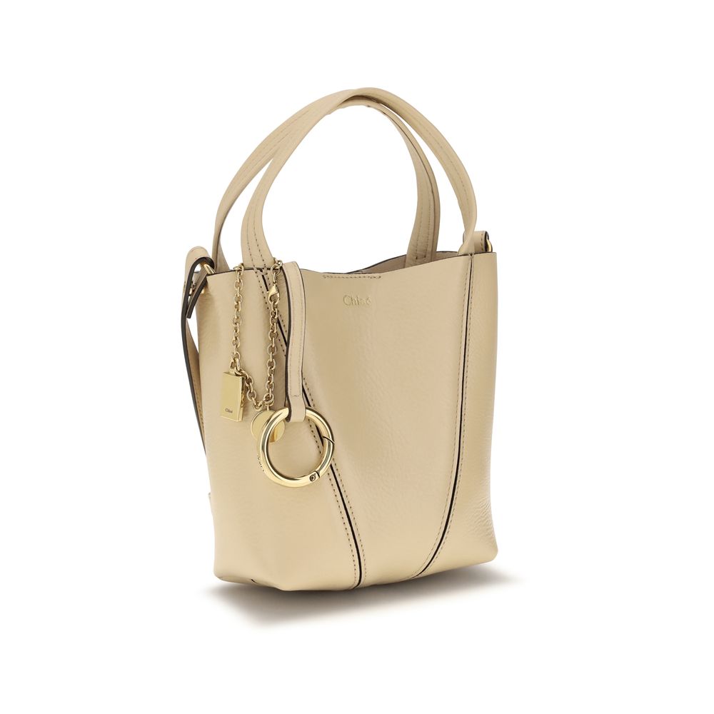 Chloé Beige Calf Leather Shoulder Bag