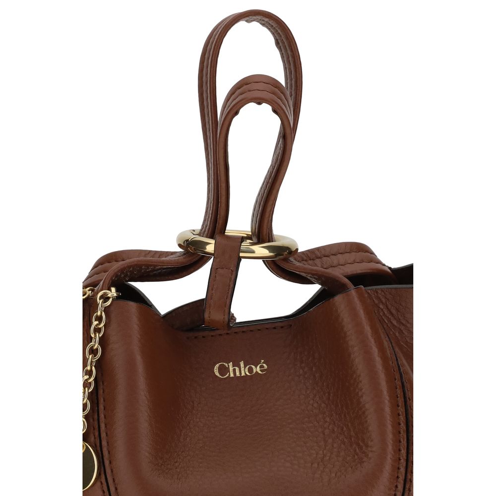 Chloé Brown Calf Leather Shoulder Bag