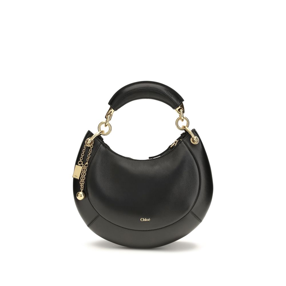 Chloé Black Calf Leather Shoulder Bag