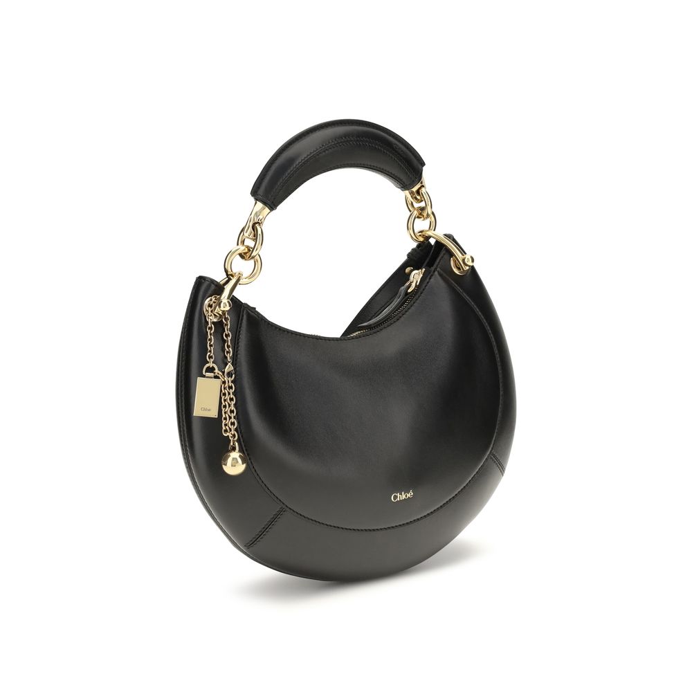 Chloé Black Calf Leather Shoulder Bag