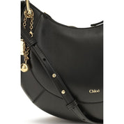 Chloé Black Calf Leather Shoulder Bag