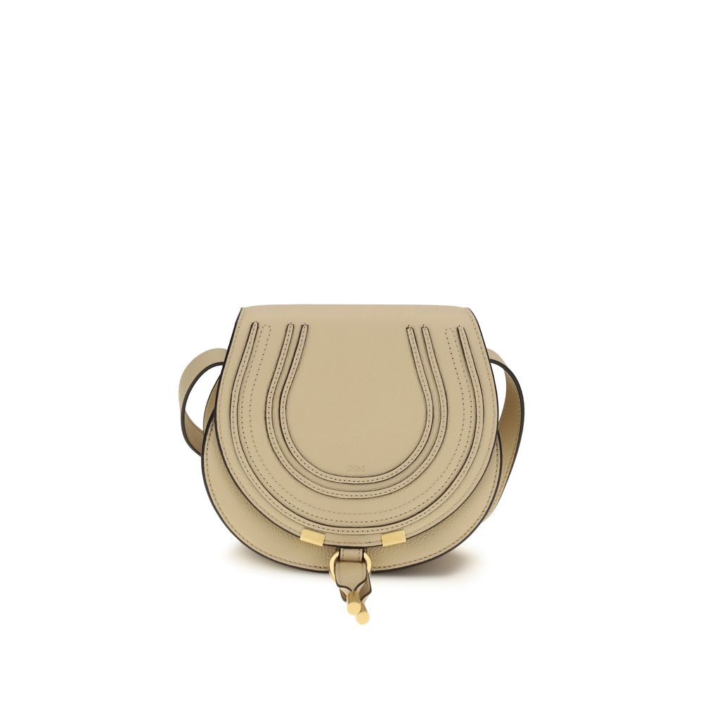 Chloé Beige Calf Leather Shoulder Bag