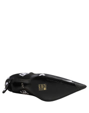 Dolce & Gabbana Black Stretch Fabric Ankle Boots