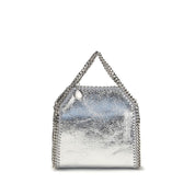Stella McCartney Silver Metallic-effect eco leather Shoulder Bag