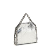 Stella McCartney Silver Metallic-effect eco leather Shoulder Bag