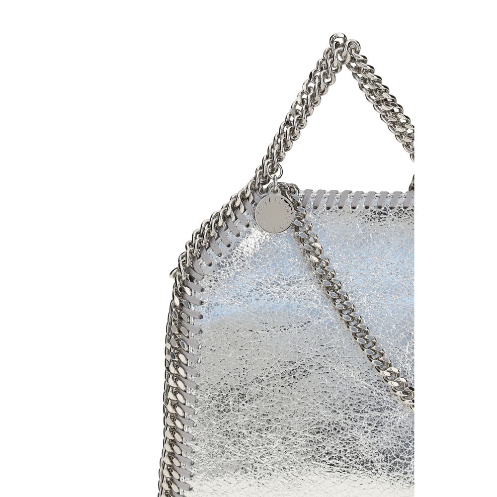 Stella McCartney Silver Metallic-effect eco leather Shoulder Bag