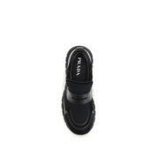 Prada Black Polyester Loafers