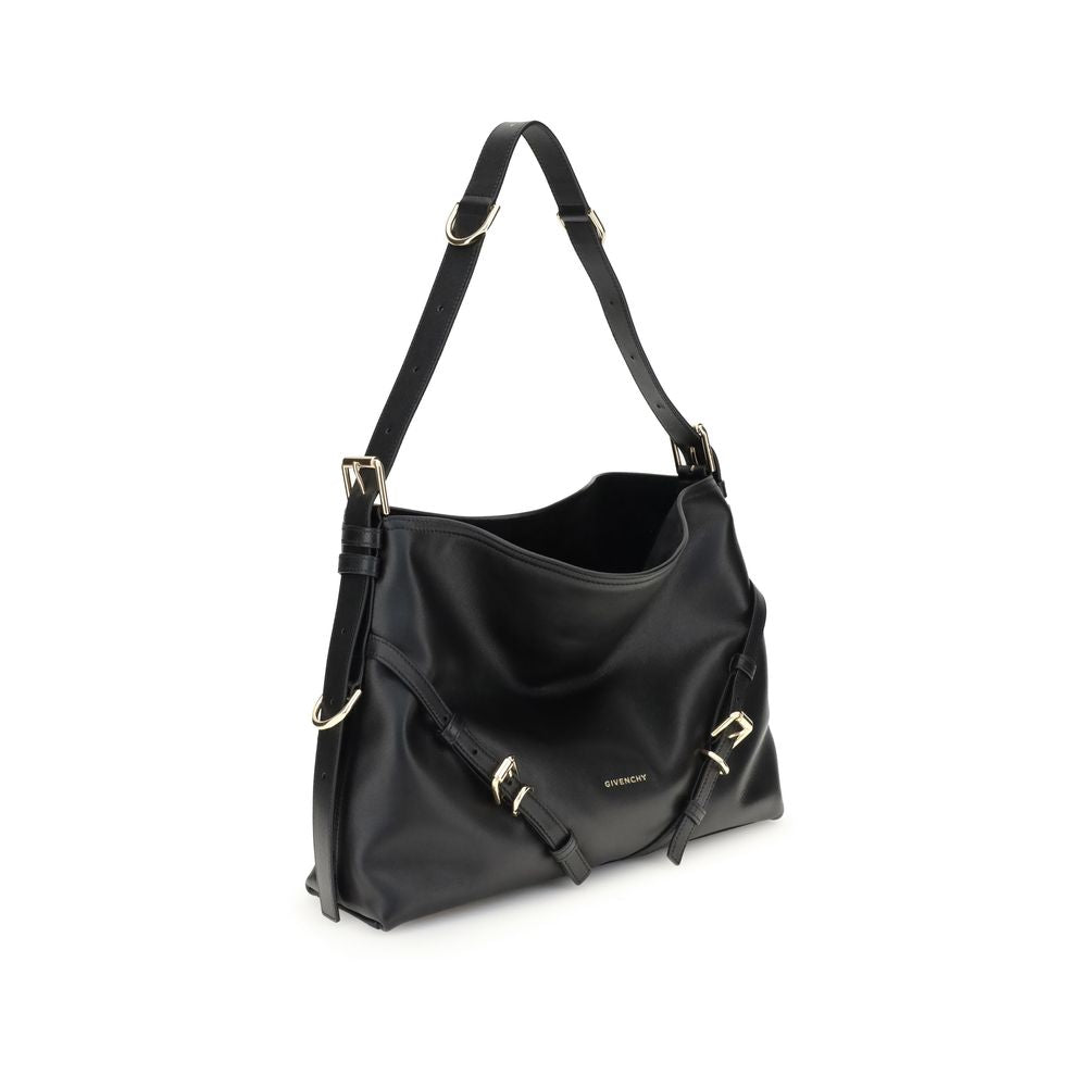 Givenchy Black Calf Leather Shoulder Bag