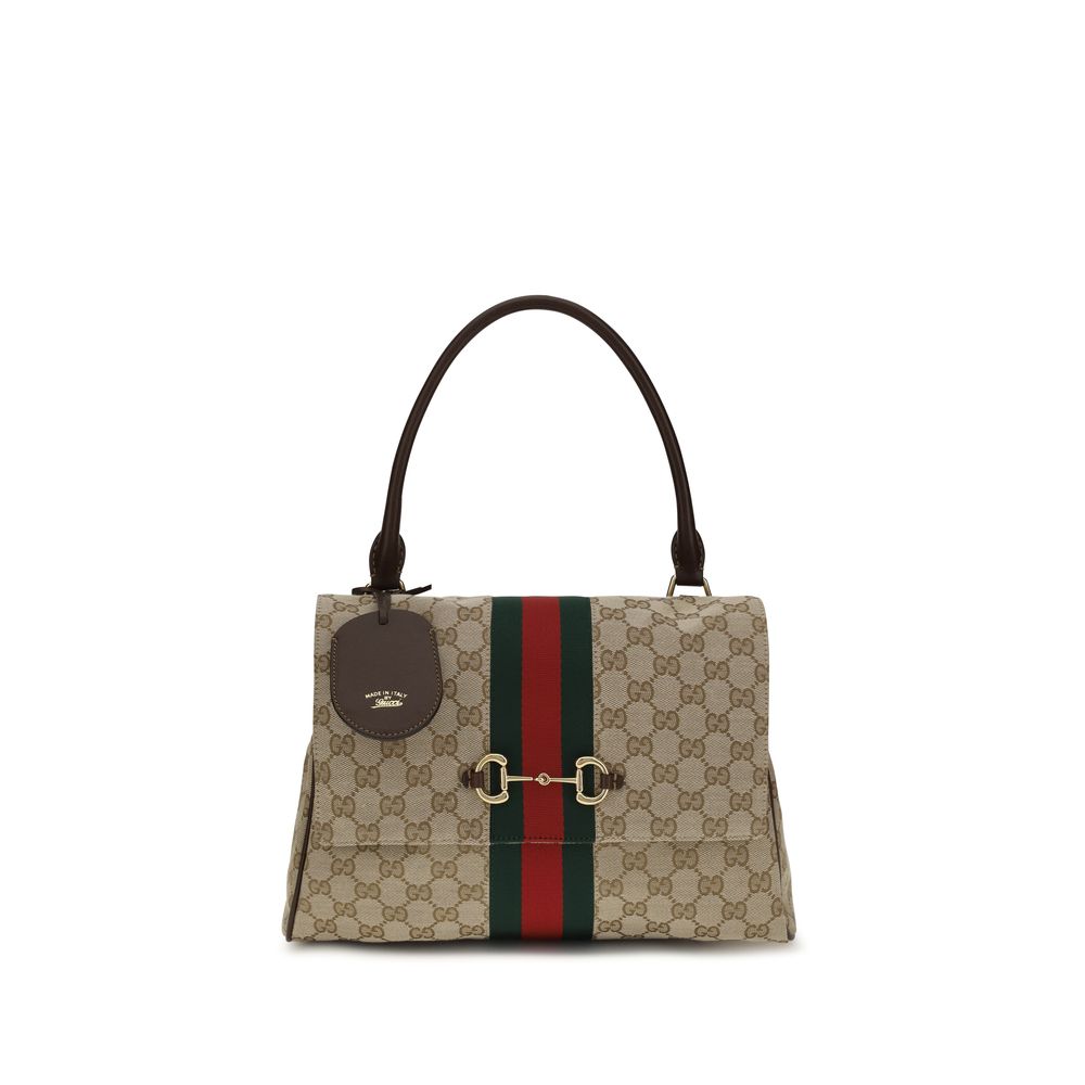 Gucci Beige GG Fabric Handbag
