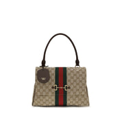 Gucci Beige GG Fabric Handbag