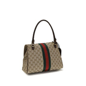 Gucci Beige GG Fabric Handbag