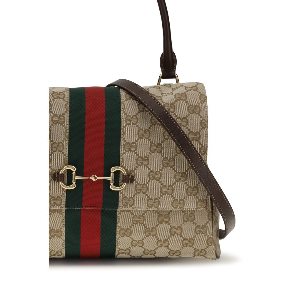 Gucci Beige GG Fabric Handbag