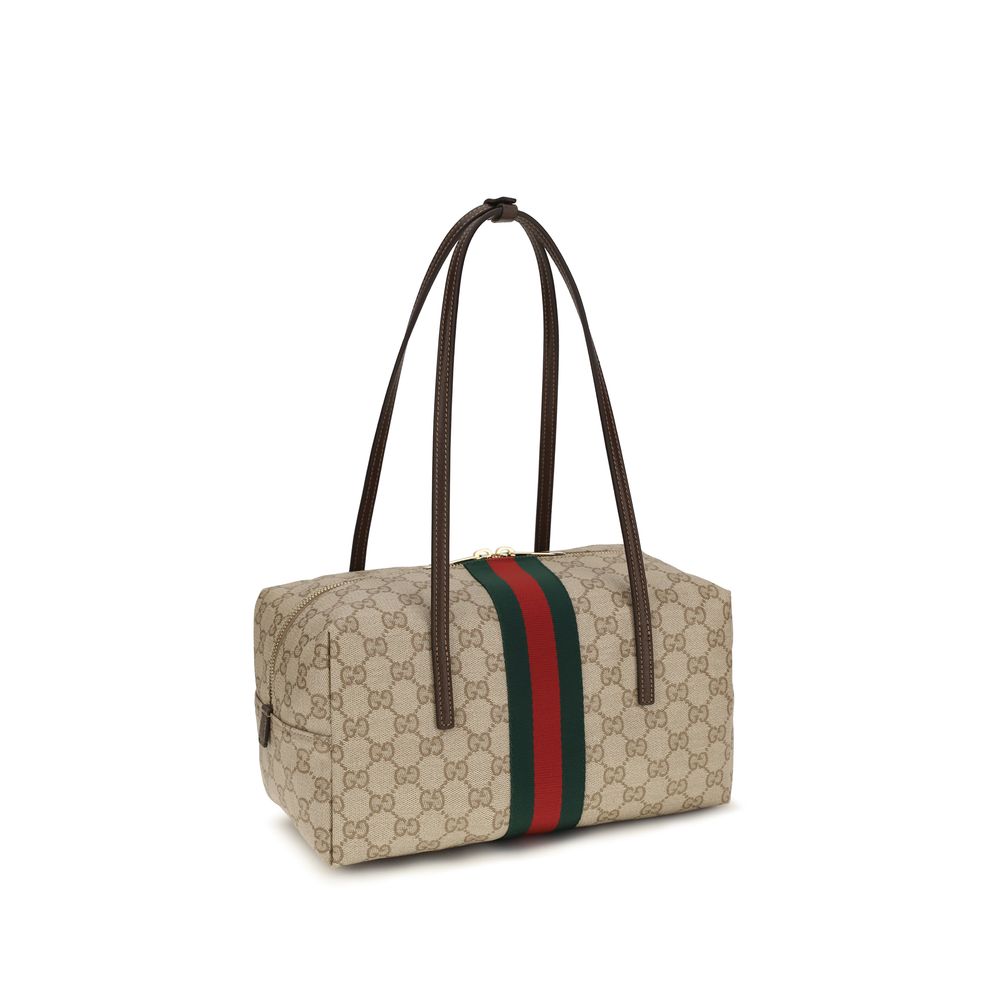 Gucci Beige GG Fabric Shoulder Bag