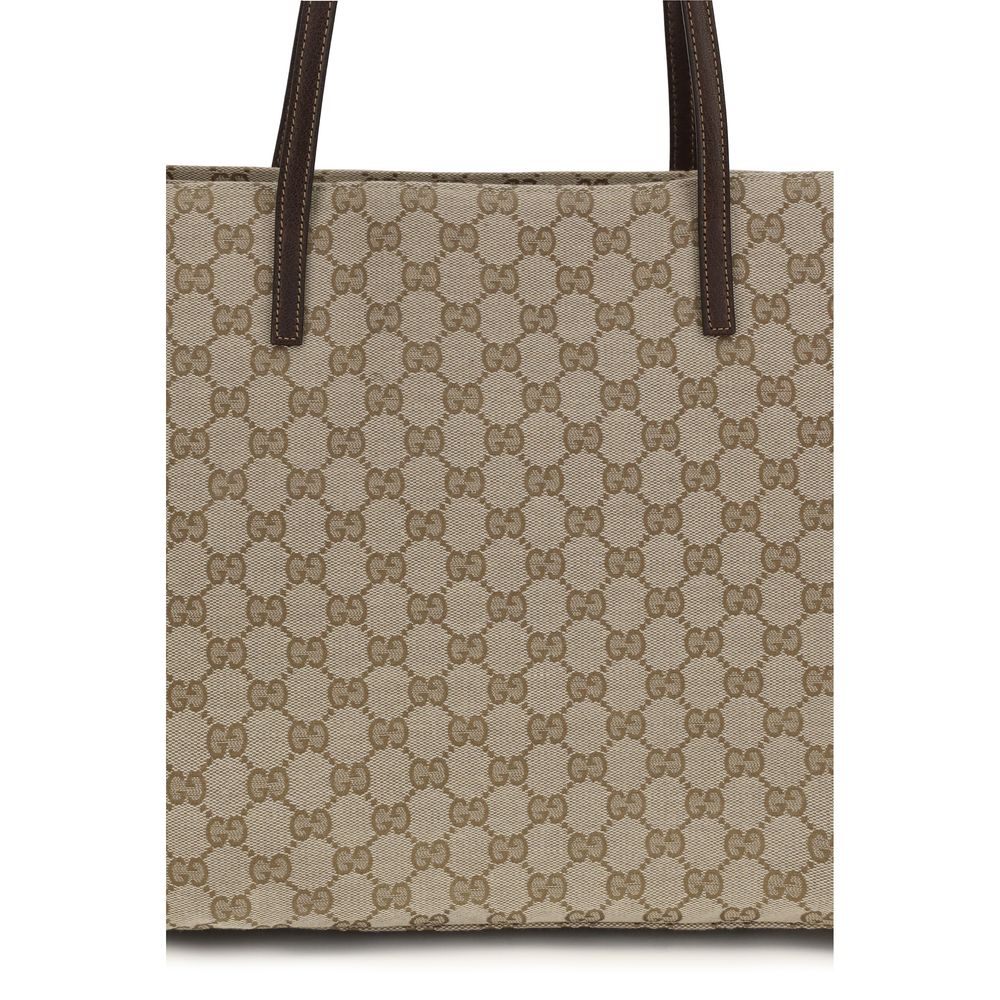 Gucci Beige GG Fabric Tote Bag