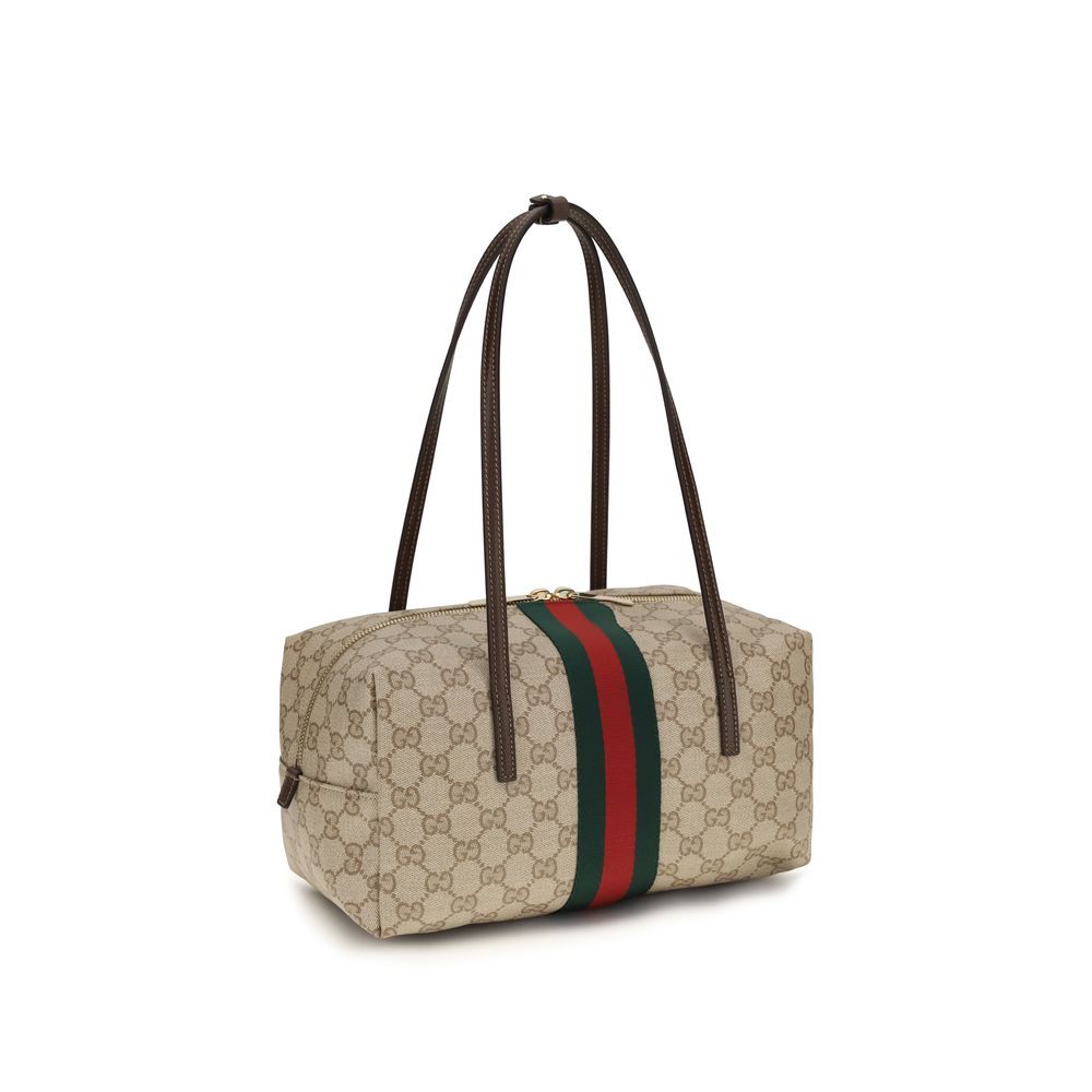 Gucci Beige GG Fabric Shoulder Bag
