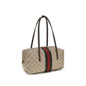 Gucci Beige GG Fabric Shoulder Bag