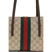 Gucci Beige GG Fabric Shoulder Bag