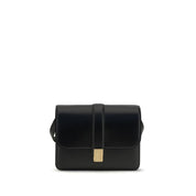 Khaite Black Calf Leather Shoulder Bag