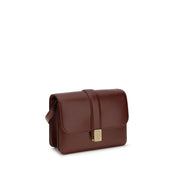Khaite Bordeaux Calf Leather Shoulder Bag