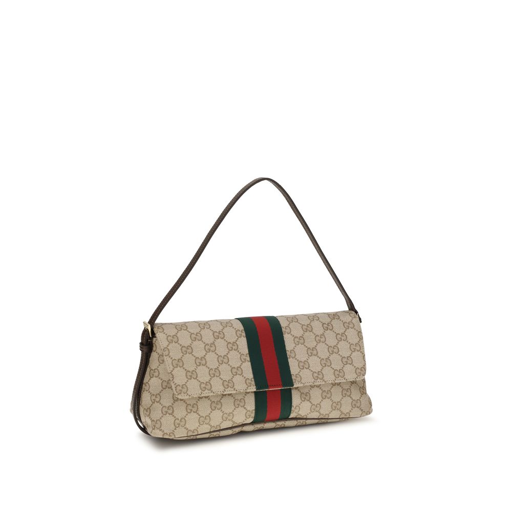 Gucci Beige Fabric Shoulder Bag