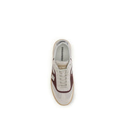Dsquared² Beige Calf Leather Low Top Sneakers
