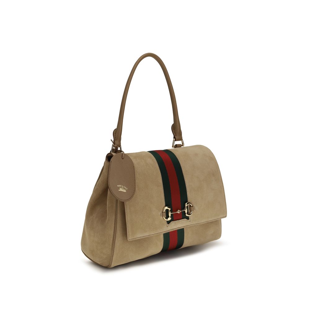 Gucci Beige Calf Leather Handbag