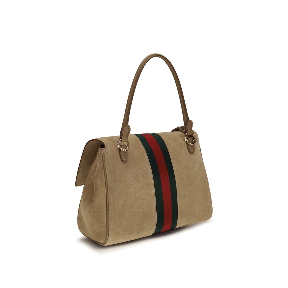Gucci Beige Calf Leather Handbag