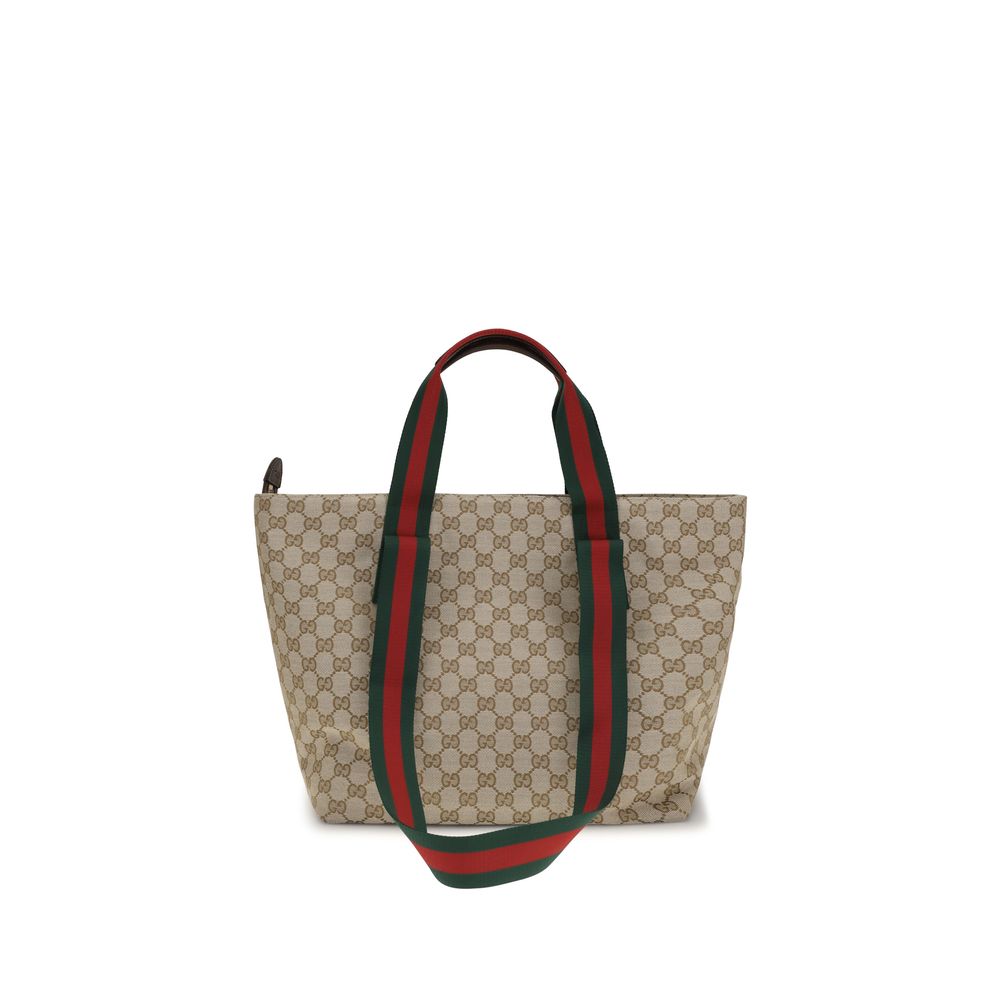 Gucci Beige GG Fabric Shoulder Bag