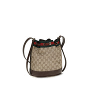Gucci Beige GG Fabric Mini Bucket Bag