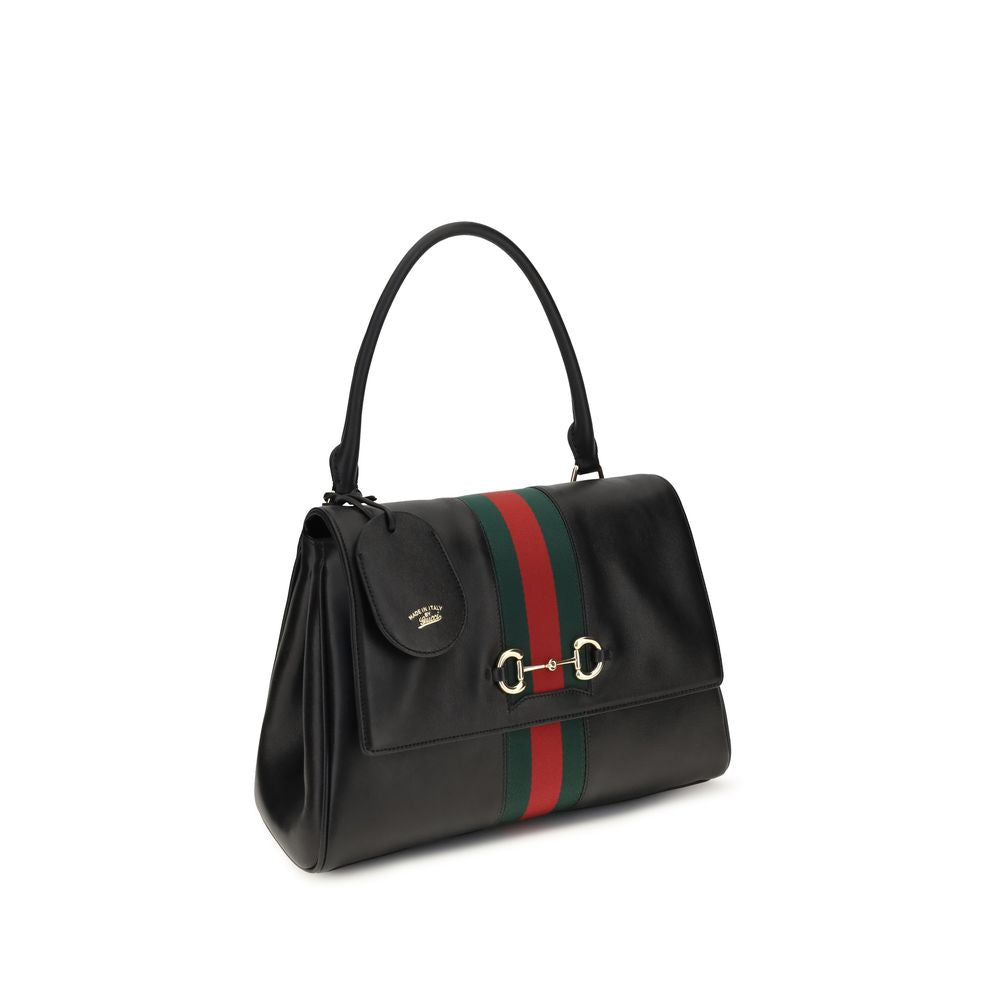 Gucci Black Calf Leather Handbag