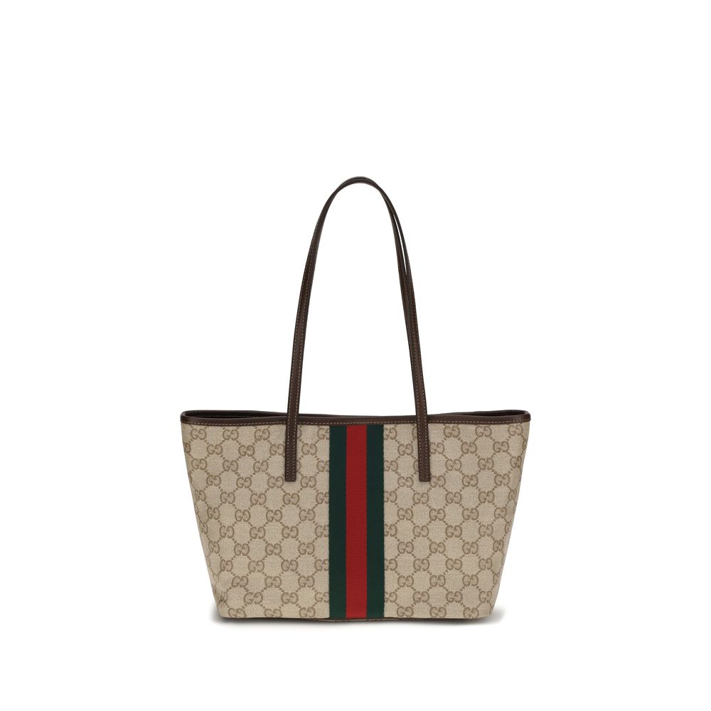 Gucci Beige GG Fabric Tote Bag