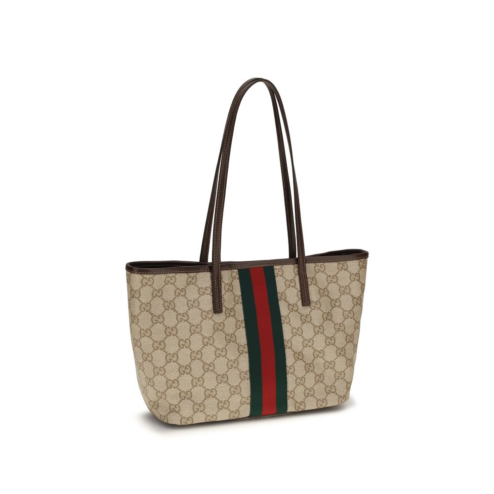 Gucci Beige GG Fabric Tote Bag